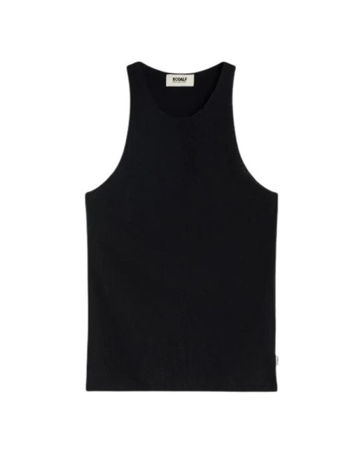 Sleeveless Tops di Ecoalf in Black