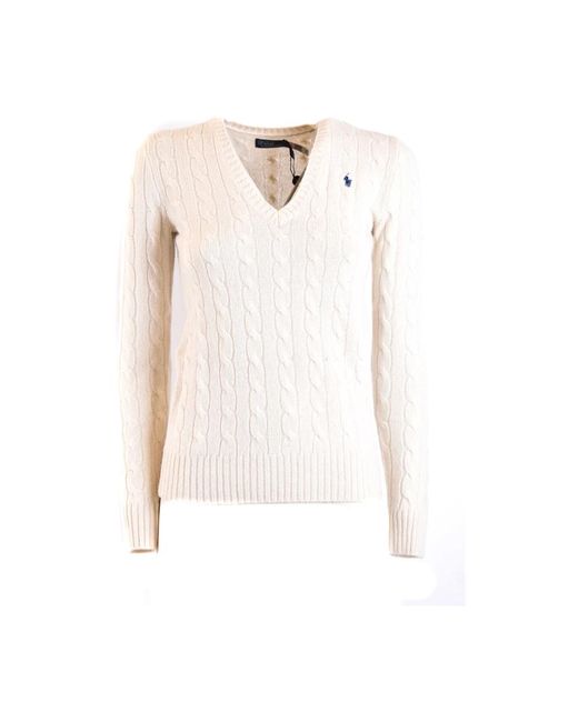 Ralph Lauren White Stylische sweaters für männer und frauen