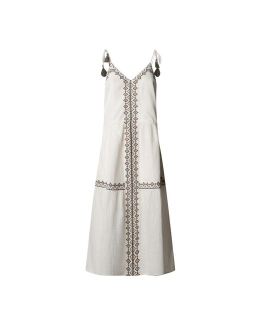 Pepe Jeans Gray Midi Dresses