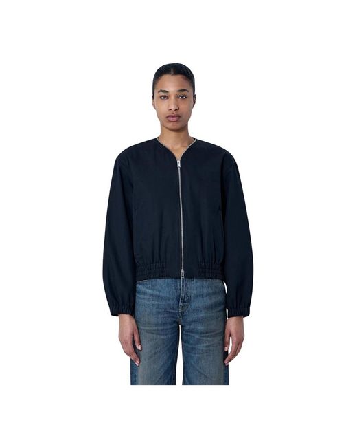 Alexander Wang Blue Bomber Jackets