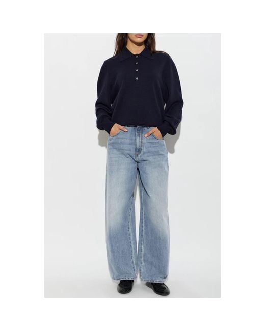 Rohe Jeans ,Blauw ,Straight Jeans in het Blue