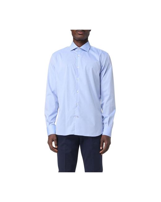 Brooksfield Overhemden ,Blauw ,Lichtblauw Overhemd Voor Mannen in het Blue voor heren