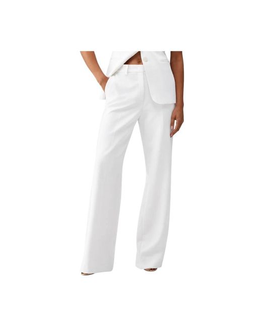Liu Jo White Wide Trousers