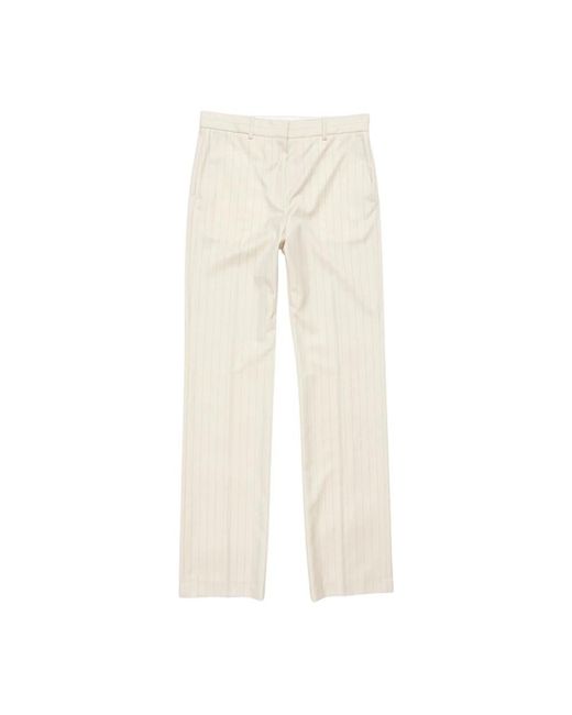 Acne Natural Straight Trousers