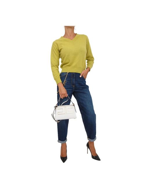Marella Blue V-Neck Knitwear