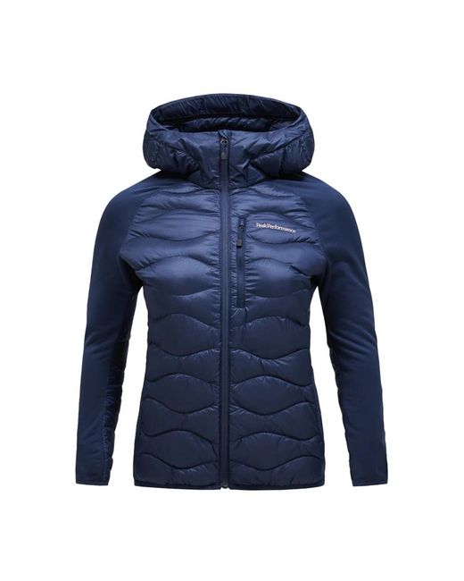 Peak Performance Fitness ,Blauw ,Helium Hybrid Jacket in het Blue voor heren