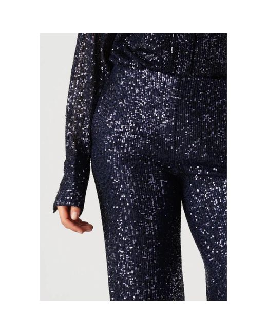 Second Female Wide Trousers in het Blue