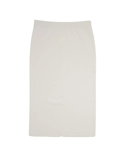 Max Mara White Midi Skirts