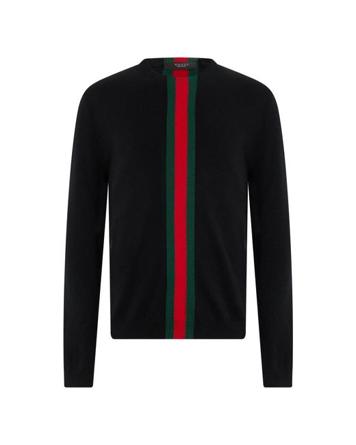 Gucci Black Cashmere Knitwear for men