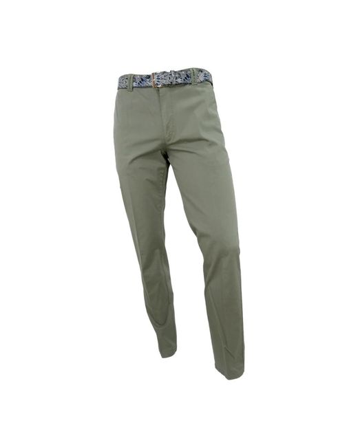 Meyer Green Straight Trousers for men