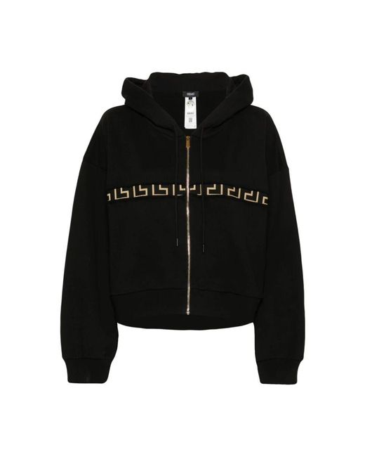 Versace Black Zip-Throughs