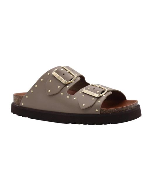 Scholl Brown Sliders