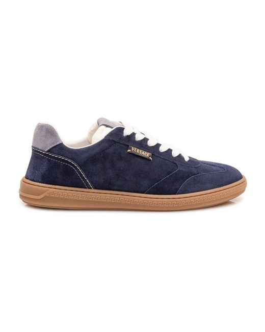 Versace Blue Sneaker Suede