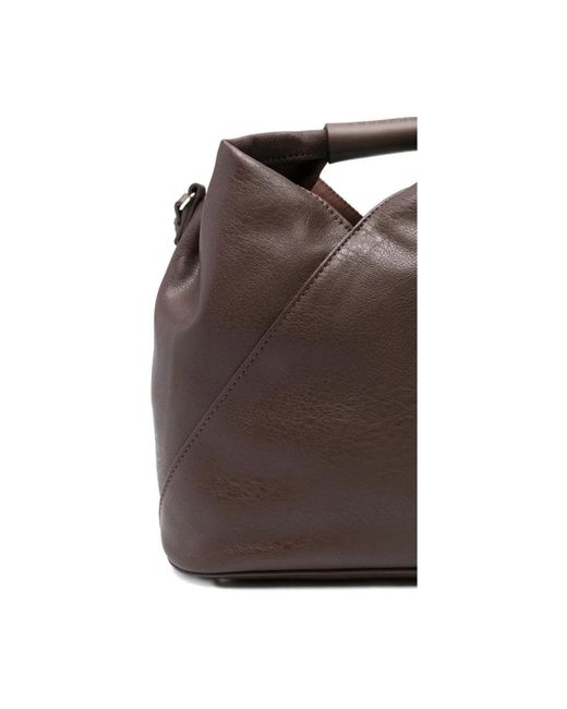 MM6 by Maison Margiela Brown Cross Body Bags for men