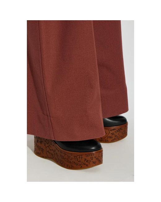 Chloé Brown Wedges