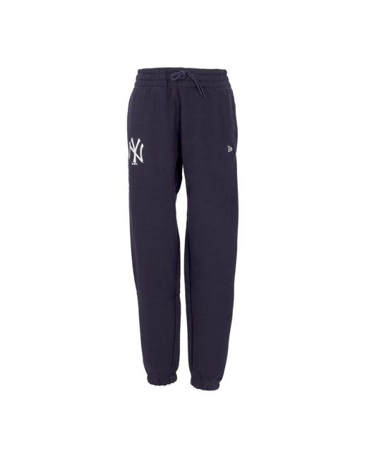 KTZ Broeken ,Blauw ,Katoen Mlb Team Logo Jogger Trainingsbroeken in het Blue voor heren