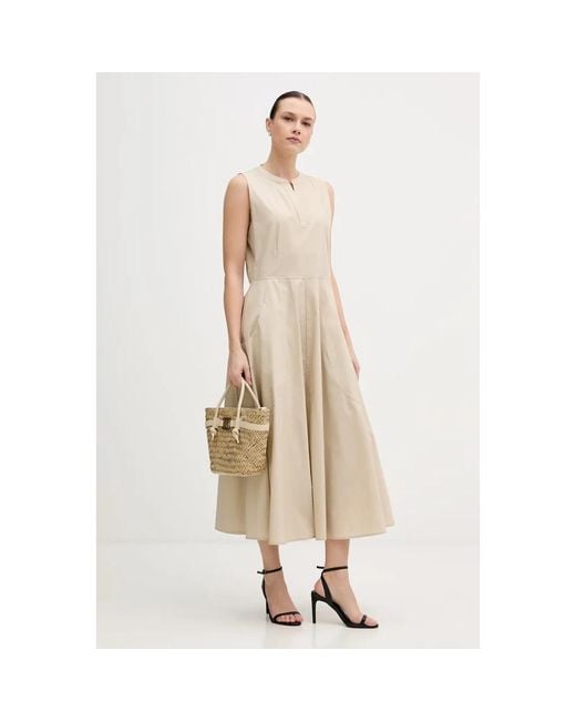 Maxi Dresses DKNY de color Natural