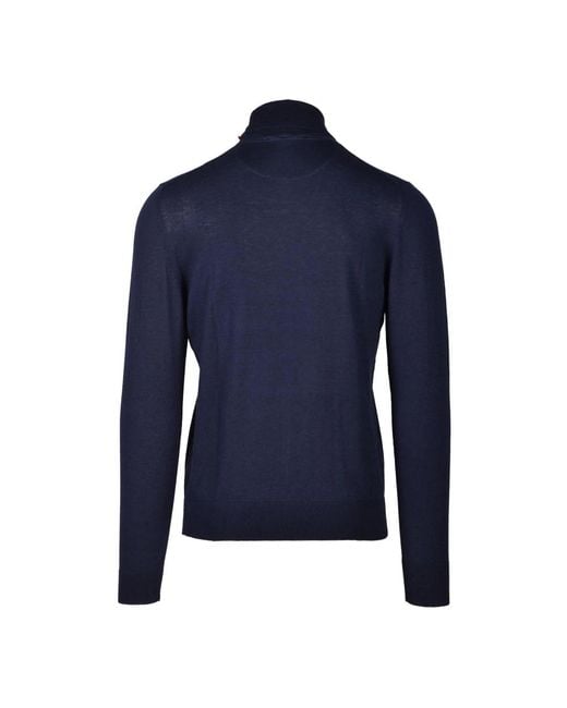 Wild Cashmere Truien & Vesten ,Blauw ,Kasjmier Zijde Kasjmier Trui in het Blue voor heren
