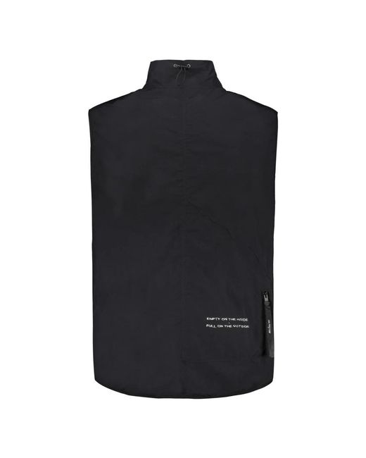 ISO.POETISM Black Vests for men