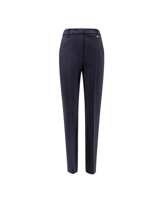 Max Mara Blue Slim-Fit Trousers