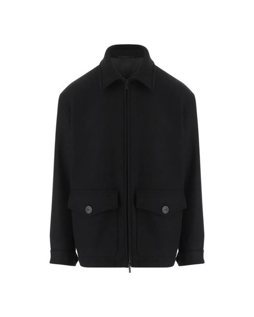 Giorgio Armani Black Light Jackets for men