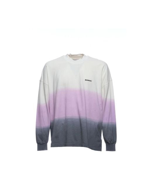 Bonsai Purple Long Sleeve T-Shirts for men