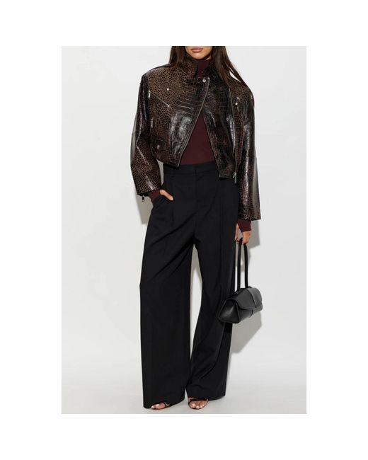 Leather Jackets Gestuz en coloris Black