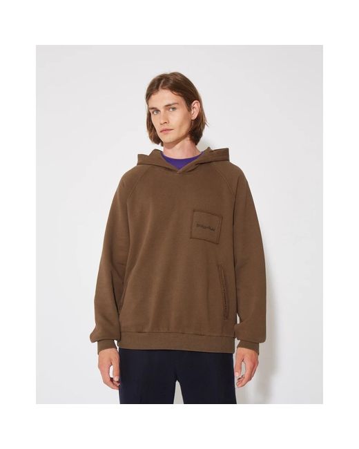 Philippe Model Hoodies & Sweatvesten ,Bruin ,Katoen Hoodie in het Brown voor heren