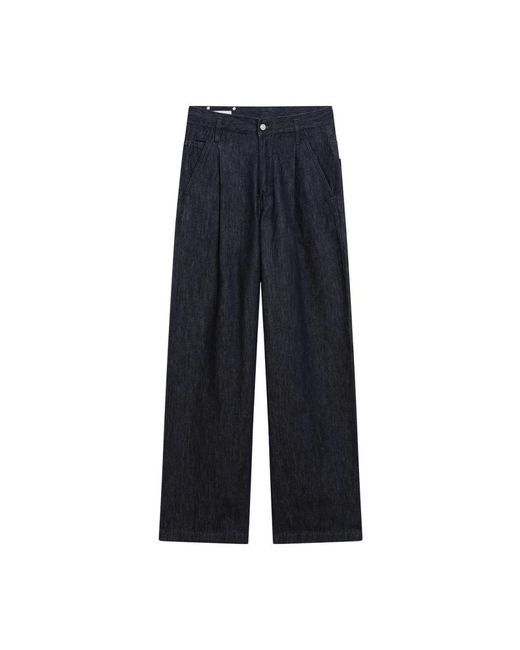 Dries Van Noten Wide Broeken in het Blue voor heren