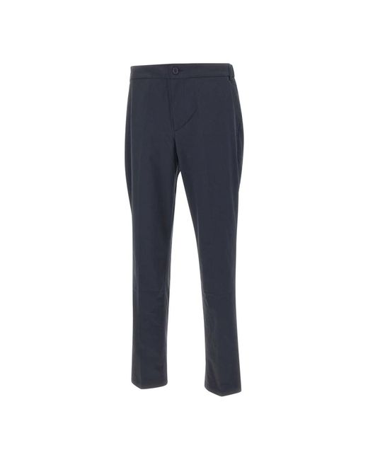 Boss Blue Slim-Fit Trousers for men