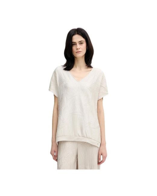 Joseph Ribkoff Overhemden ,Polyester Blouse in het White