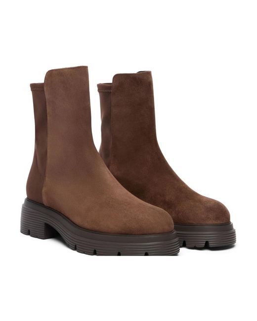 Ankle Boots di Stuart Weitzman in Brown