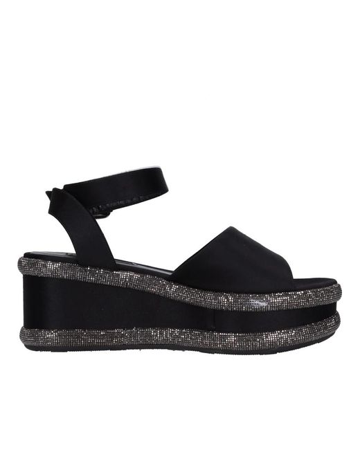 Casadei Black Wedges