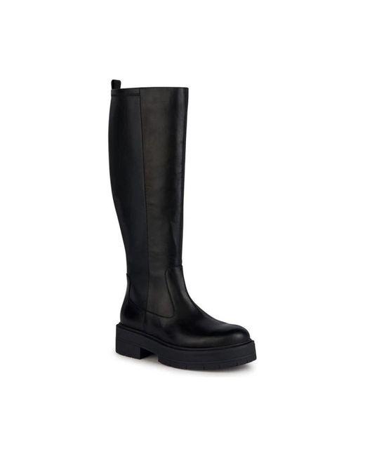 Geox Black High Boots