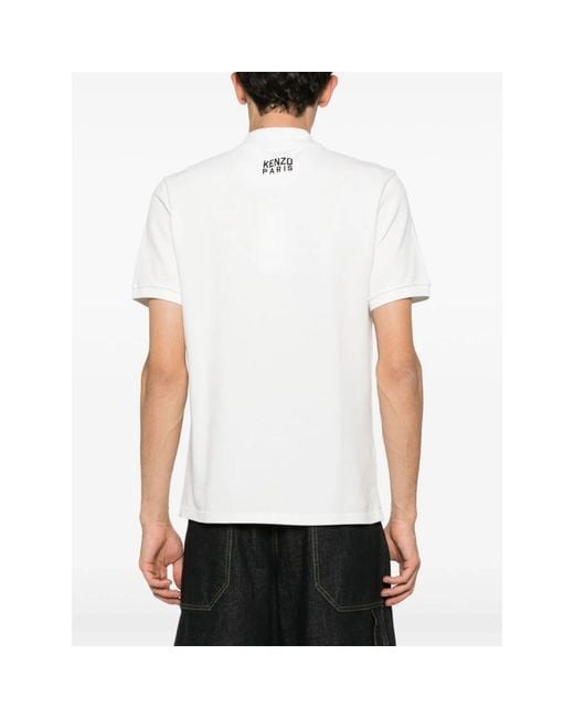 KENZO White Polo Shirts for men