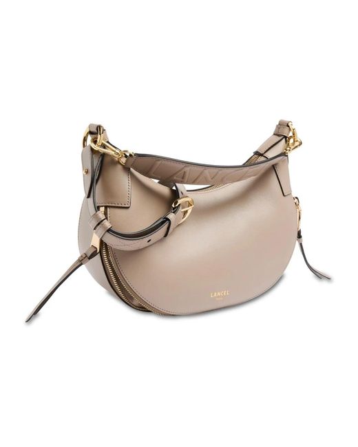 Lancel Natural Shoulder Bags
