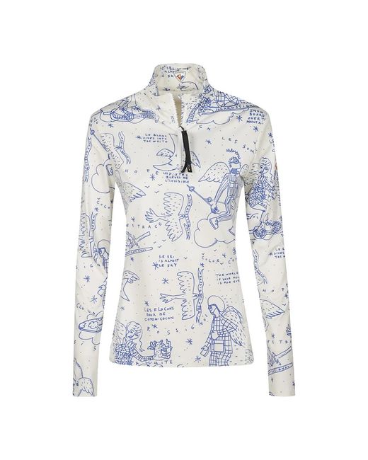 Rossignol Blue Long Sleeve Tops