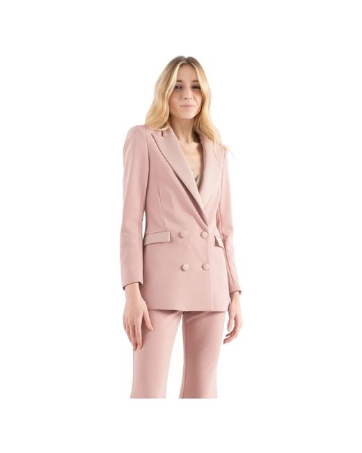 Dixie Pink Jcbmdfb Double -Breasted Jacke