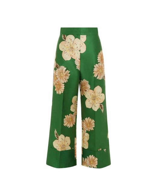 Wide Trousers ALÉMAIS de color Green