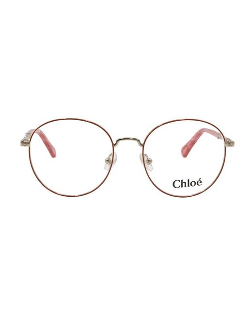 Glasses Chloé de color Brown