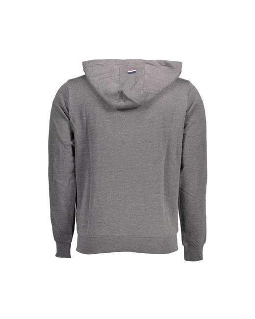 U.S. POLO ASSN. Gray Zip-Throughs for men