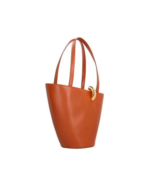 Jacquemus Orange Shopping Bags