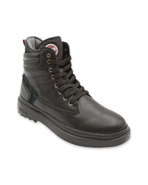 Colmar Black Lace-Up Boots for men