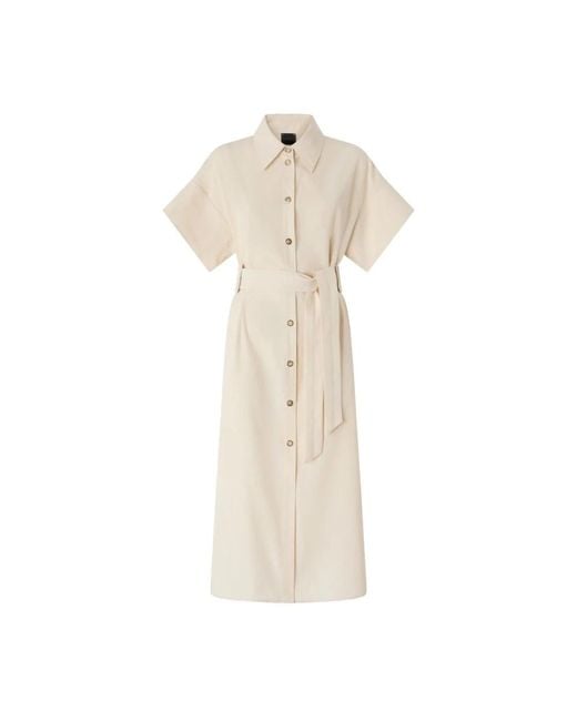 Pinko Natural Shirt Dresses