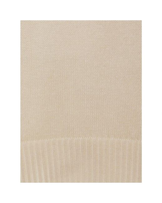 Fedeli White Round-Neck Knitwear for men