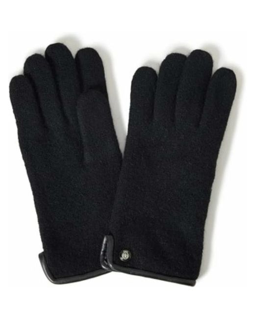 Roeckl Schwarze Damenhandschuhe, Zeitloses Design in Black für Herren