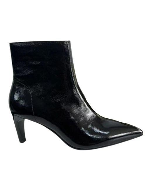 Linda Baumann Black Heeled Boots