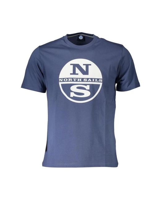 North Sails Blue T-Shirts for men
