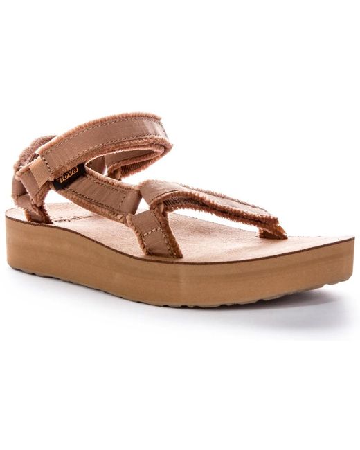 Teva Brown Flat Sandals