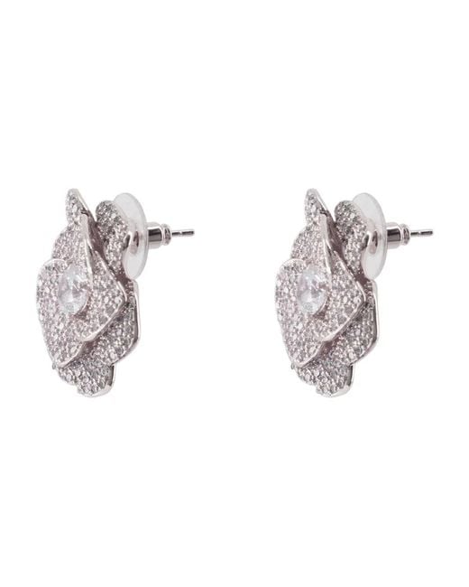 Earrings Self-Portrait de color Pink
